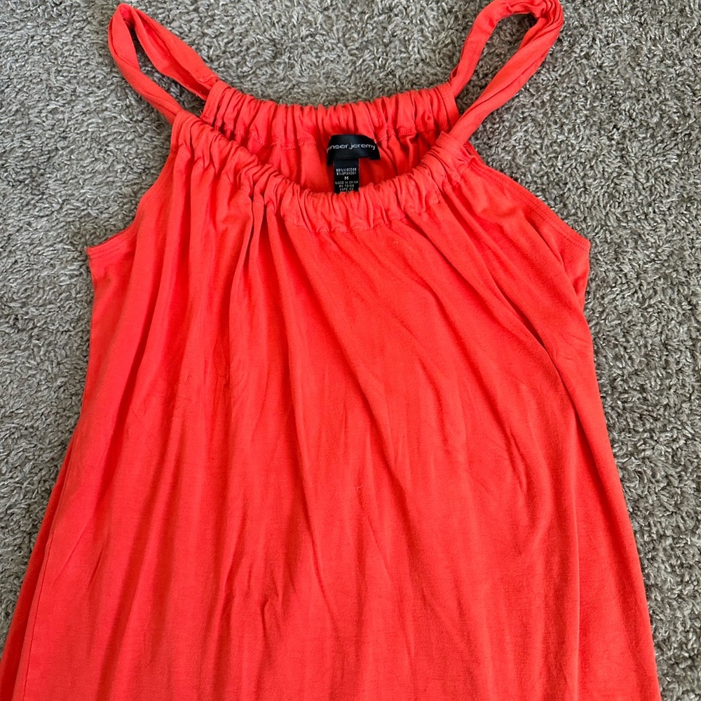 Orange dress